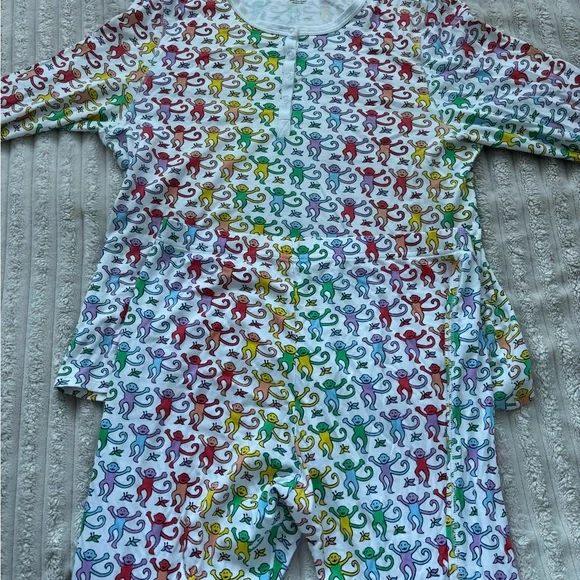 Roller Rabbit Disco Monkey Pajamas - Picture 2 of 2